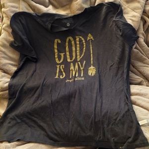 Simply Faithful, God is my Arrow tshirt
